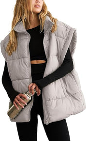 Dames Puffer Bodywarmer Camille – Lichtgewicht Gewatteerd Vest met Stijlvol Silhouet