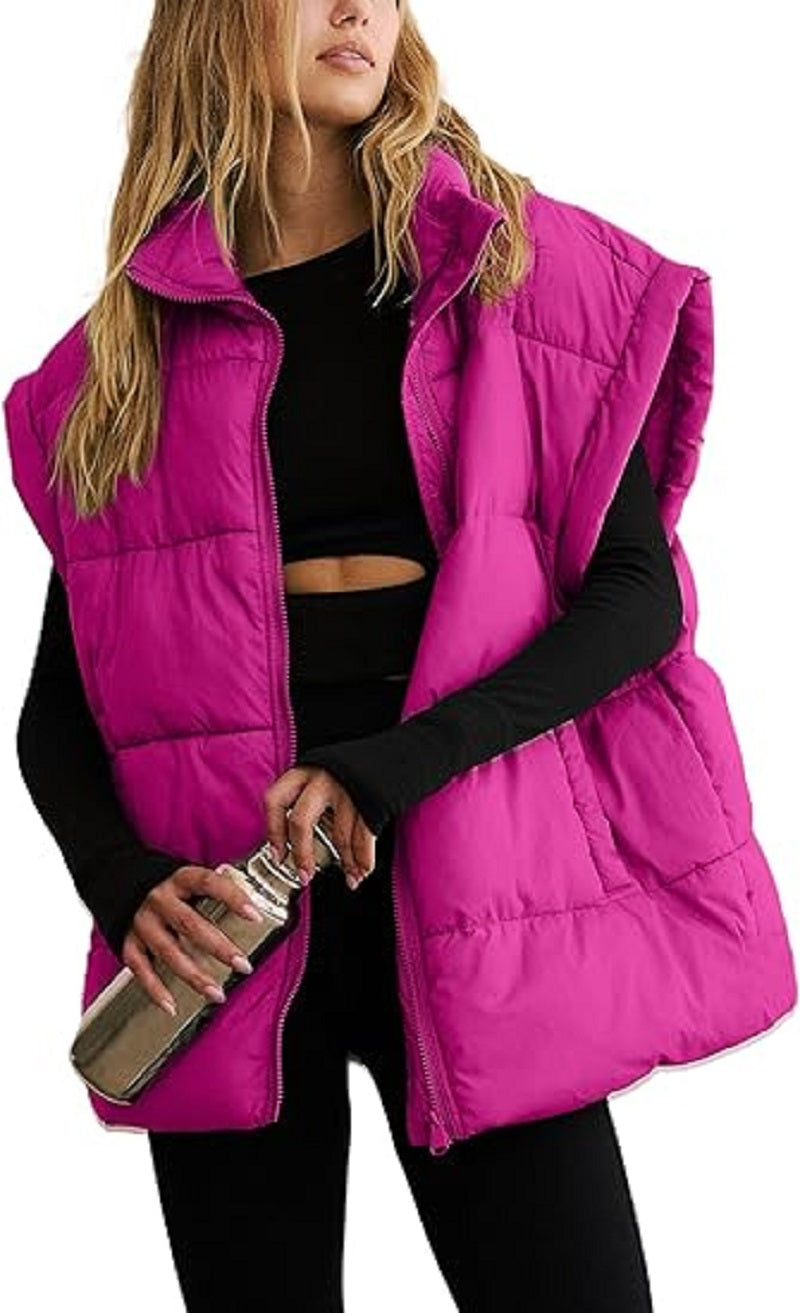 Dames Puffer Bodywarmer Camille – Lichtgewicht Gewatteerd Vest met Stijlvol Silhouet