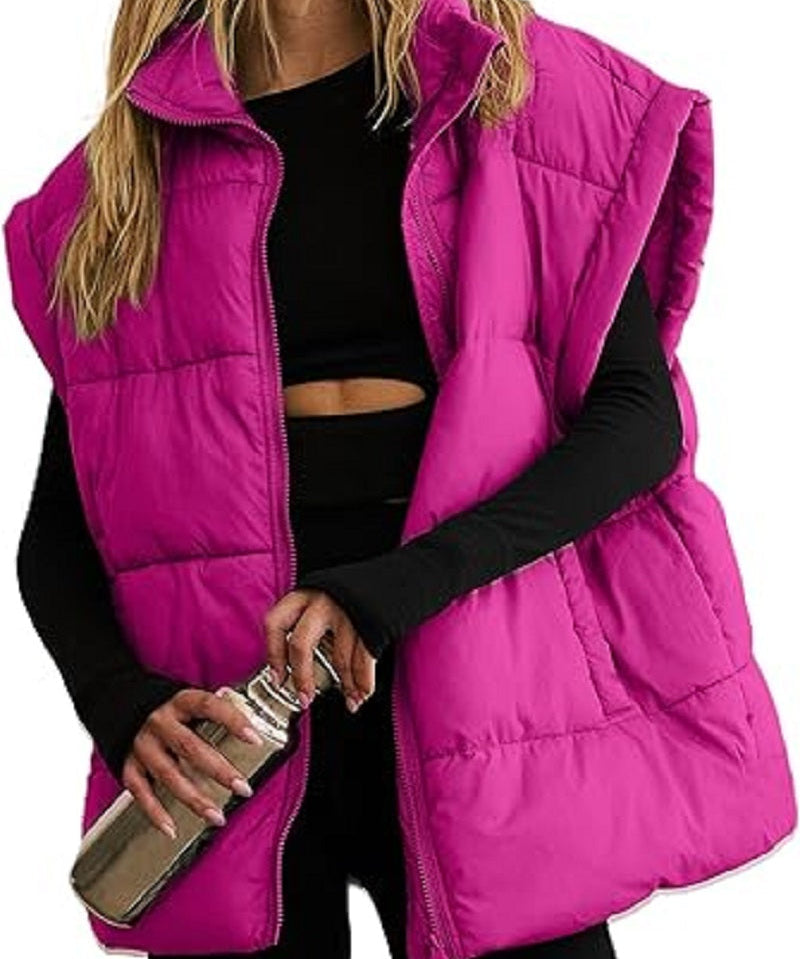 Dames Puffer Bodywarmer Camille – Lichtgewicht Gewatteerd Vest met Stijlvol Silhouet