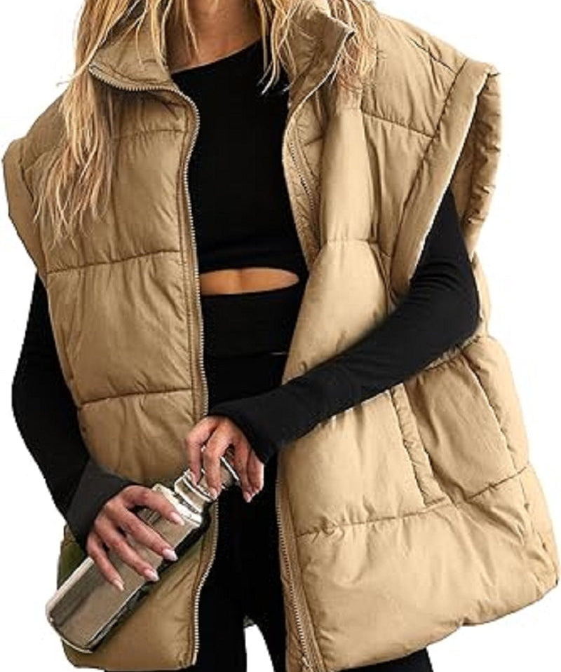 Dames Puffer Bodywarmer Camille – Lichtgewicht Gewatteerd Vest met Stijlvol Silhouet