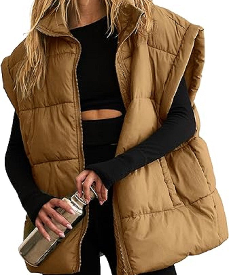 Dames Puffer Bodywarmer Camille – Lichtgewicht Gewatteerd Vest met Stijlvol Silhouet