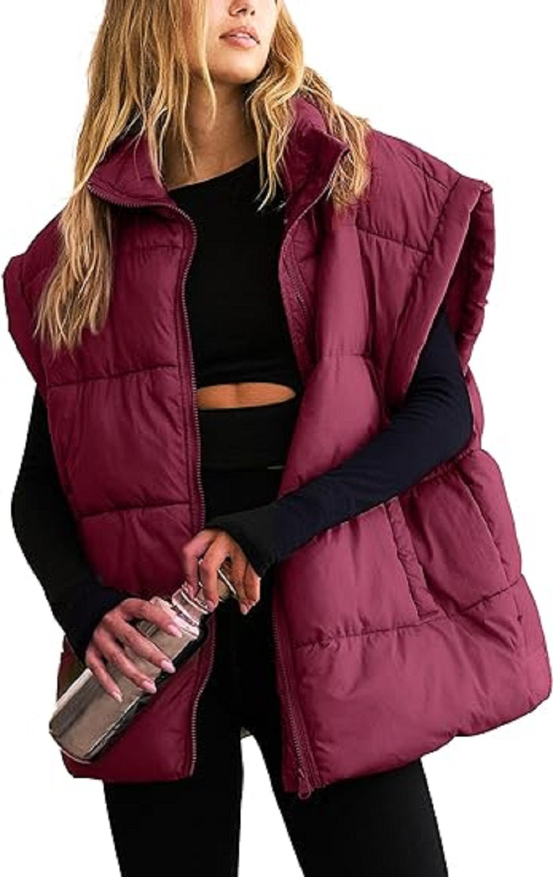 Dames Puffer Bodywarmer Camille – Lichtgewicht Gewatteerd Vest met Stijlvol Silhouet