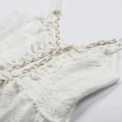 Mara Maxidress – Elegante Boho Zomerjurk met V-Hals en Unieke Details