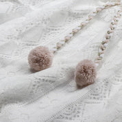 Mara Maxidress – Elegante Boho Zomerjurk met V-Hals en Unieke Details