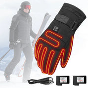 Elektrisch verwarmde handschoenen – waterdichte unisex winterhandschoenen met 3 warmtestanden