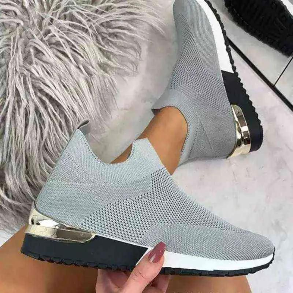 Dames slip-on sneakers met puntige neus – stijlvolle en comfortabele schoenen