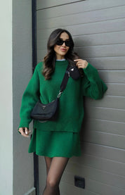 Marie set – dames herfstset met losse fit & luxe wolmix | Trendy co-ord outfit voor elke gelegenheid