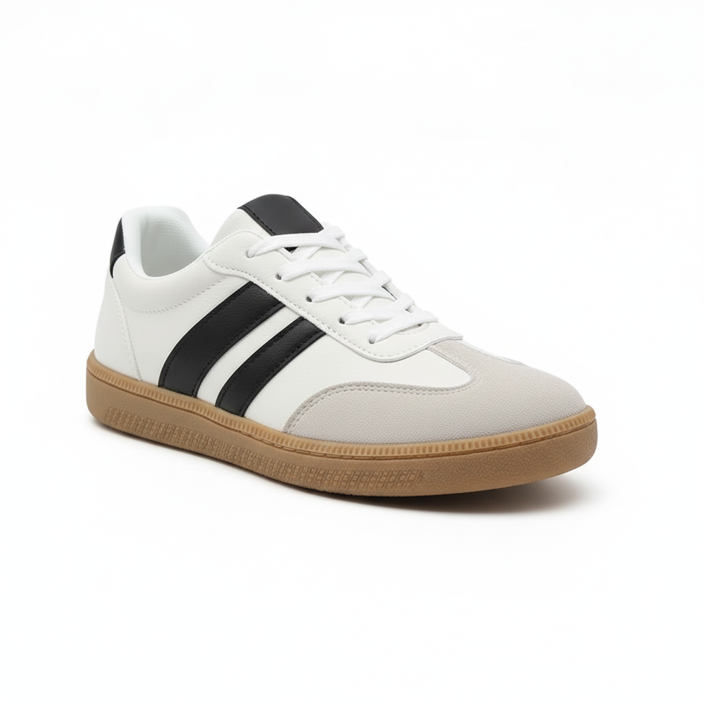 Renzo retro sneakers – unisex low-top sneakers met gumzool