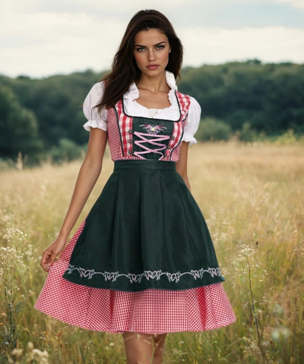 Geruite_Oktoberfest_dirndl_jurk_met_schort_en_authentieke_details_Dames_zwart_1.jpg