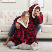 Vardi Dante Hoodie & Deken – Oversized Hoodie Blanket van Zacht Fleece en Wol