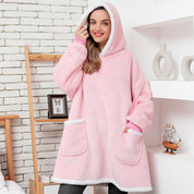 Vardi Dante Hoodie & Deken – Oversized Hoodie Blanket van Zacht Fleece en Wol