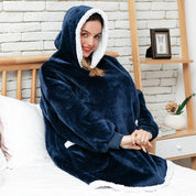 Vardi Dante Hoodie & Deken – Oversized Hoodie Blanket van Zacht Fleece en Wol