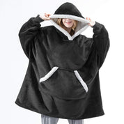 Vardi Dante Hoodie & Deken – Oversized Hoodie Blanket van Zacht Fleece en Wol