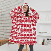 Vardi Dante Hoodie & Deken – Oversized Hoodie Blanket van Zacht Fleece en Wol