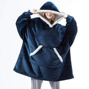 Vardi Dante Hoodie & Deken – Oversized Hoodie Blanket van Zacht Fleece en Wol