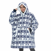 Vardi Dante Hoodie & Deken – Oversized Hoodie Blanket van Zacht Fleece en Wol