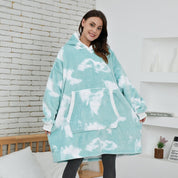 Vardi Dante Hoodie & Deken – Oversized Hoodie Blanket van Zacht Fleece en Wol