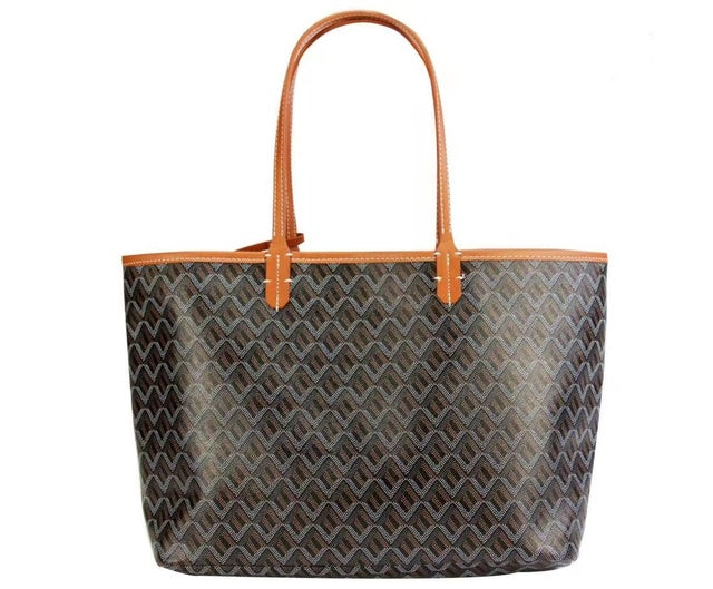 Luxe monogram shopper – dames schoudertas met ruime indeling & elegante details