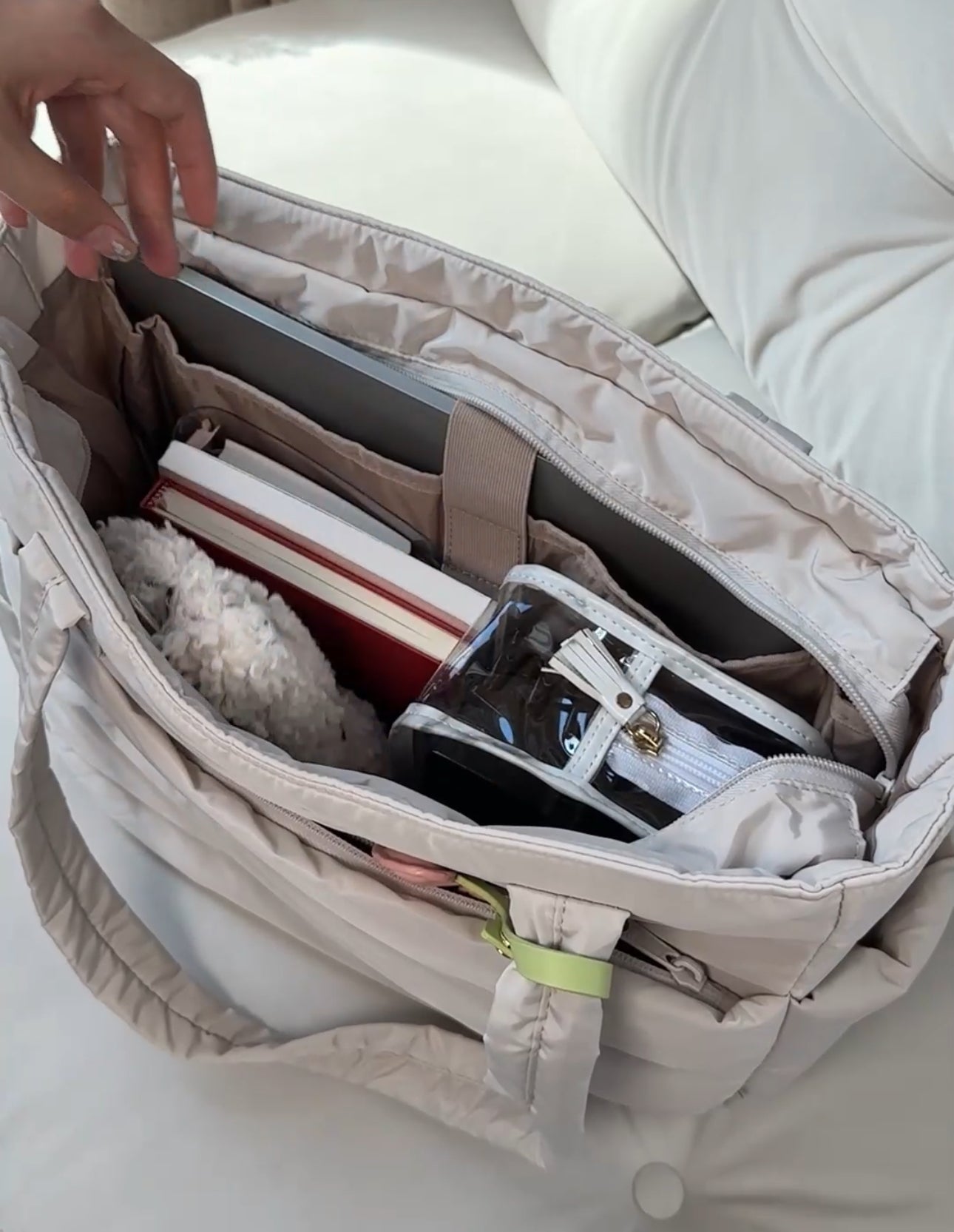 Lovella Puffer Bag – Trendy Schooltas voor Dames | Ruim & Waterafstotend