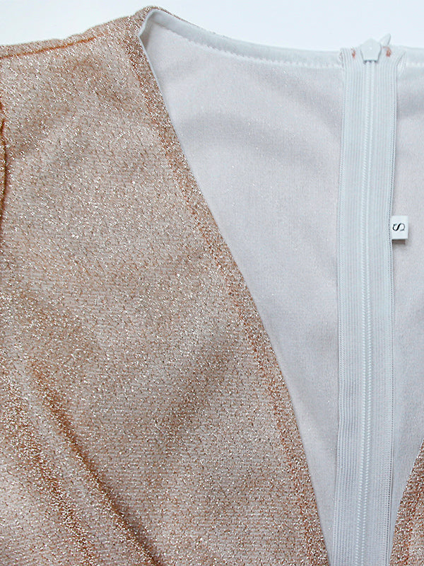 Satijnen Avondjurk Dames – Lange Galajurk met Sprankelende Details