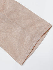 Satijnen Avondjurk Dames – Lange Galajurk met Sprankelende Details