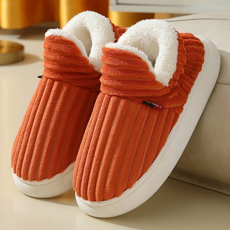 CozyCuddle Slippers Dames – Warme Pantoffels met Zacht Sherpa Fleece & Antislipzool