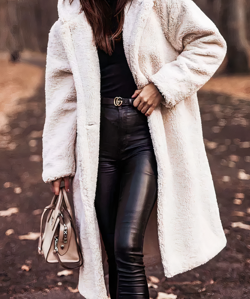 CLARA dames trenchcoat – getailleerde jas met ceintuur & dubbele knopen