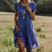 Luchtige Polka Dot Zomerjurk Dames – Korte, Ademend en Stijlvol | Mini