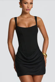 Elegante mini jurk dames – classy korte jurk met flatterende pasvorm