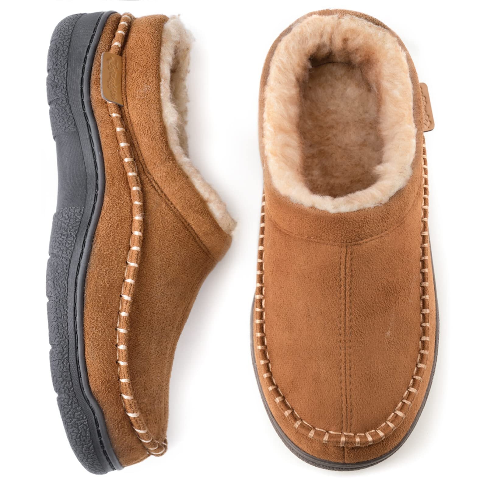 Zachte pantoffels dames | Luxe warme sloffen | Comfortabele instappantoffels met anti-slip zool
