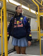 Lia Red Bull Racing jas unisex – oversized streetwear jack met sponsorlogo’s