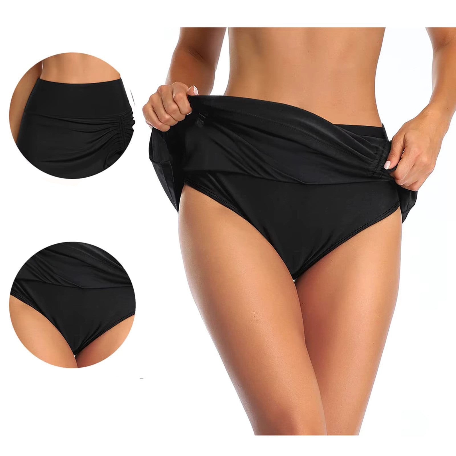 Alina zwemshort dames | Sneldrogende zwembroek met elastische tailleband | Trendy strandshort