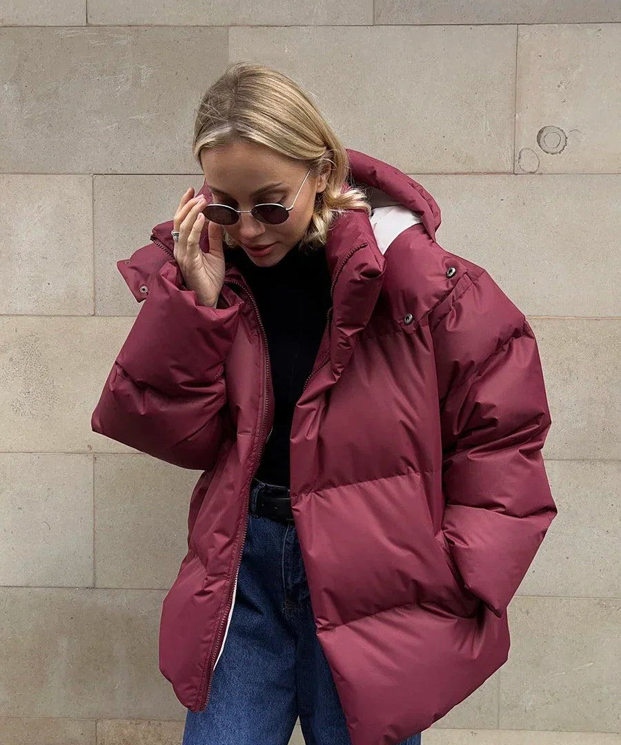 Julianne | Luxe Gevoerde Winterjas – Warm & Elegant