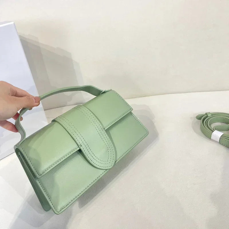 Luxeva Dames PU Leren Handtas – Trendy Crossbody Schoudertas met Organizer