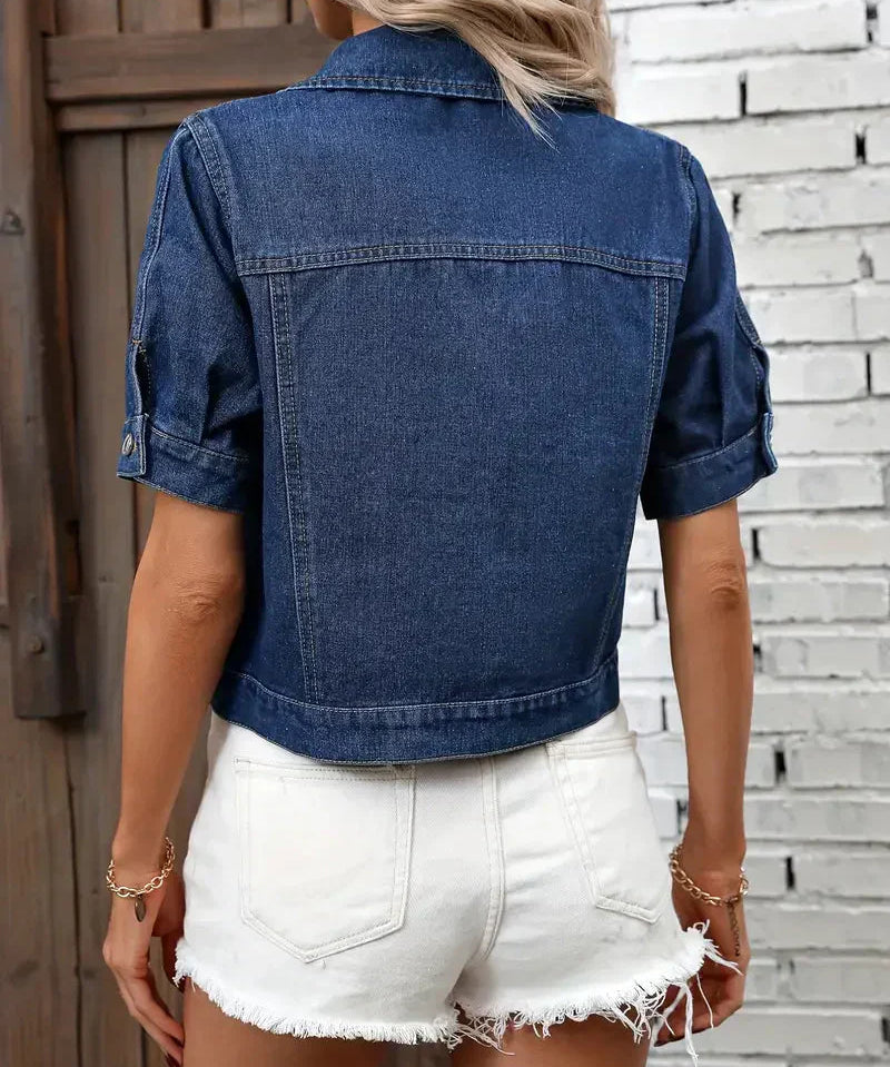 Sabrine-Denim-jack-Denim-overhemd-met-korte-mouwen-voor-dames-Boetiek-Moda-2.webp