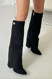 Elegante dames laarzen met slanke schacht – stijlvolle hoge winterlaarzen