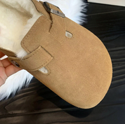 Arctic UrbanClassic dames instapklompen – gevoerde wintermuilen met teddyvoering