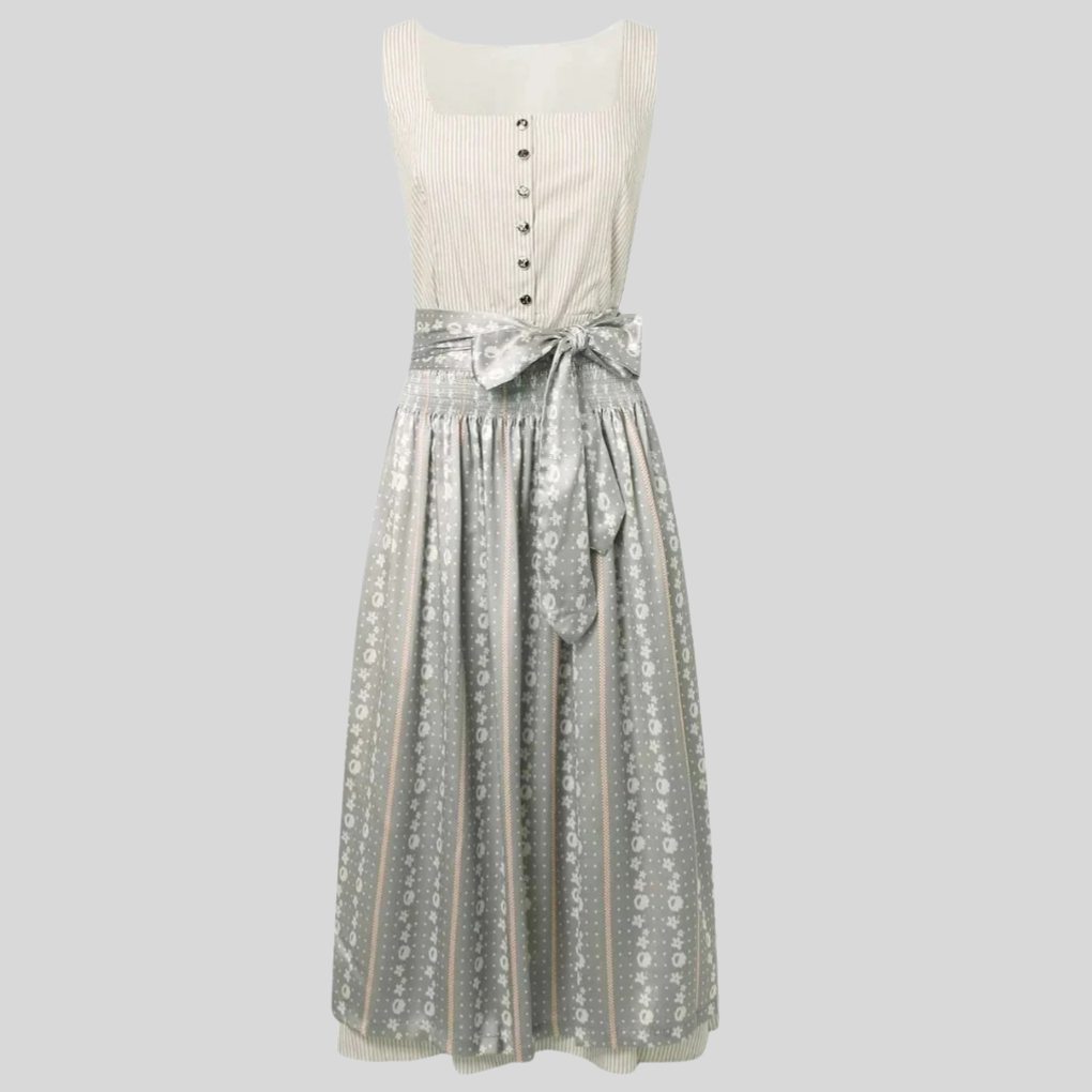 Dirndljurk dames – traditionele jurk met vierkante hals en klassiek silhouet