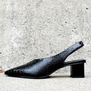 Lara Orthopedische Pumps – Elegante Damespumps met Croco-Design en Comfortabel Voetbed