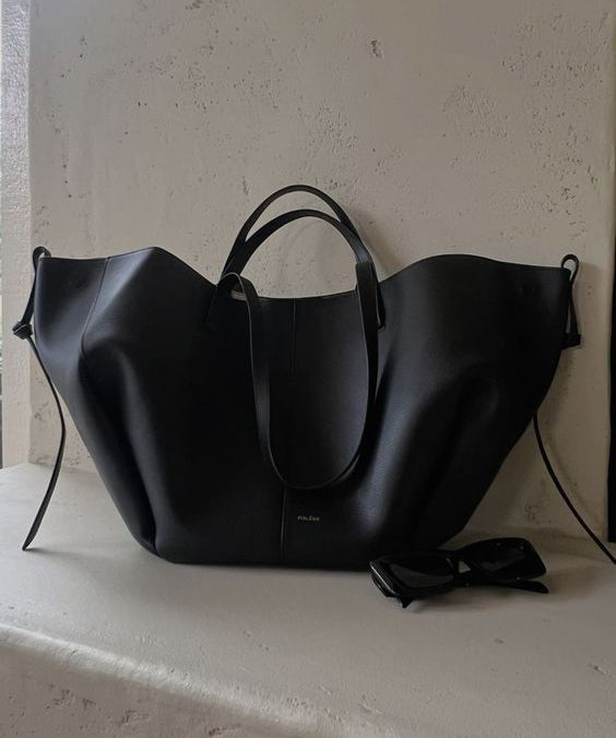 Dames Vintage Tote Bag – Luxe Leren Schoudertas met Ruim Interieur