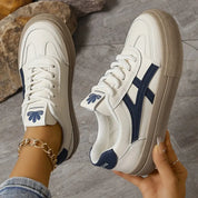 Trendy plateau sneakers dames – retro zomer sneakers met dikke zool