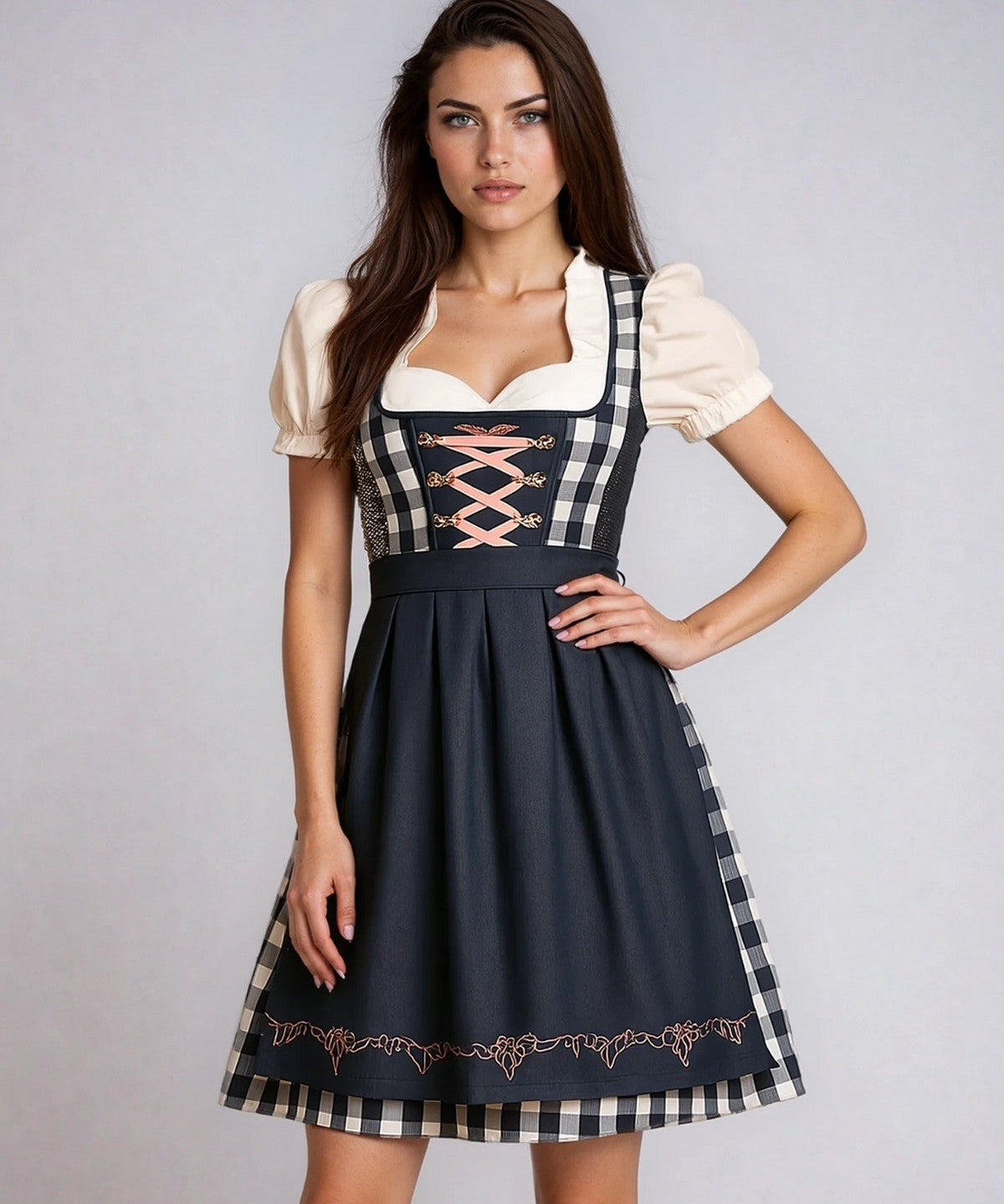 Traditionele Oktoberfest Dirndl Jurk – Authentiek Beiers Design voor Dames