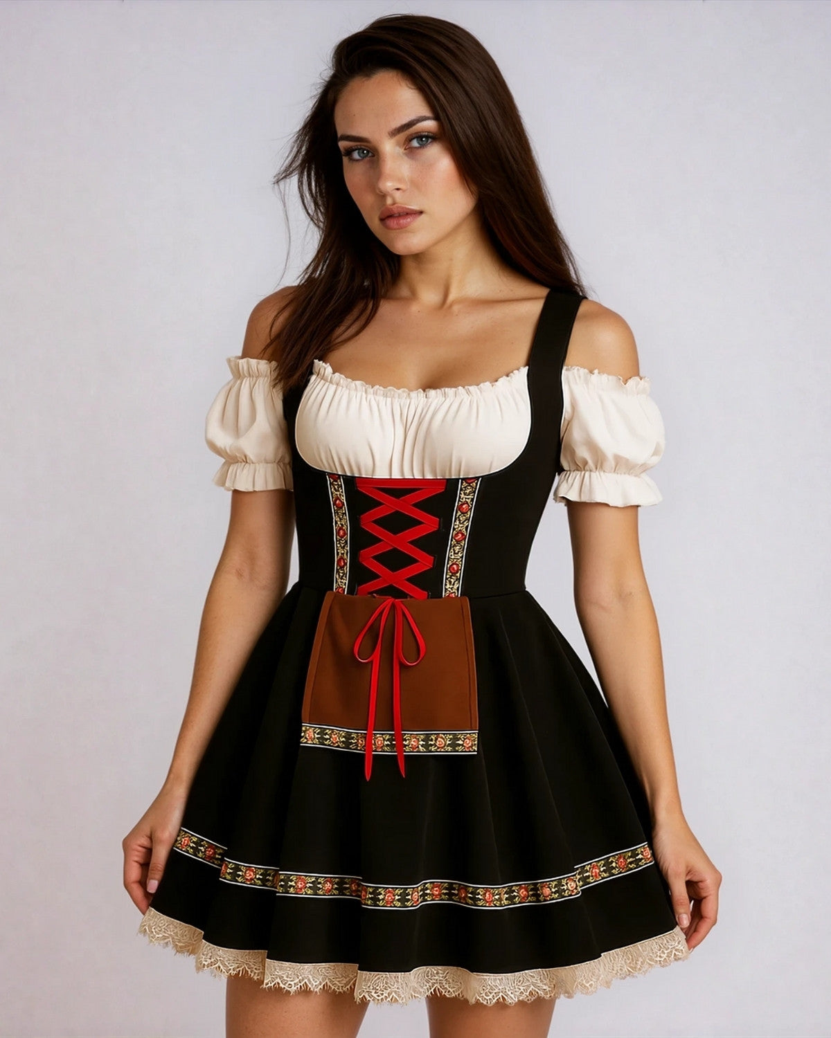 Traditionele Oktoberfest Dirndl Jurk – Authentiek Beiers Design voor Dames