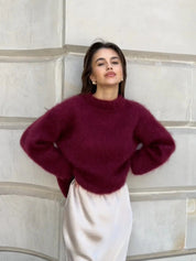 Mohair trui dames – zachte lichte pullover met luxe pasvorm voor elk seizoen