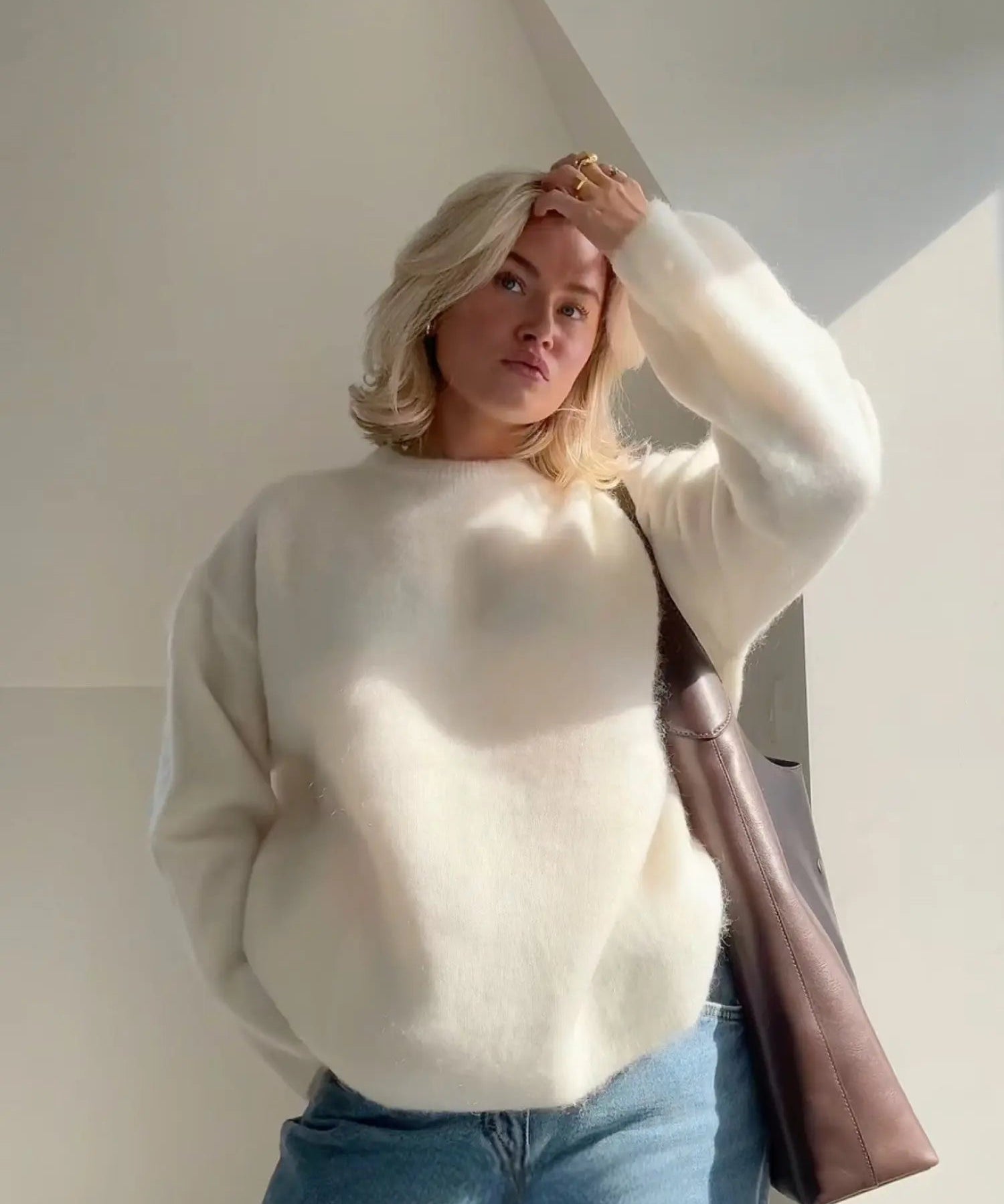 Mohair trui dames – zachte lichte pullover met luxe pasvorm voor elk seizoen