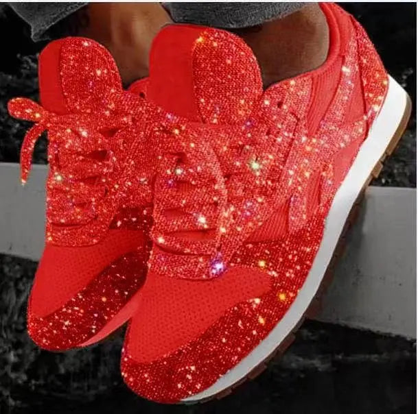 Bella glittersneakers – stijlvolle sneakers met glitterdetails & comfortabele pasvorm