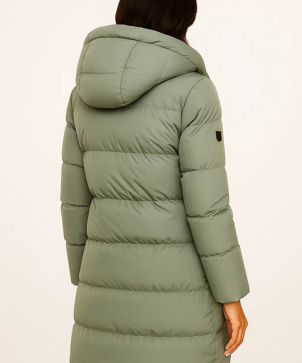 Pufferjas Dames – Zwarte Comfortabele Winterjas met Isolatie