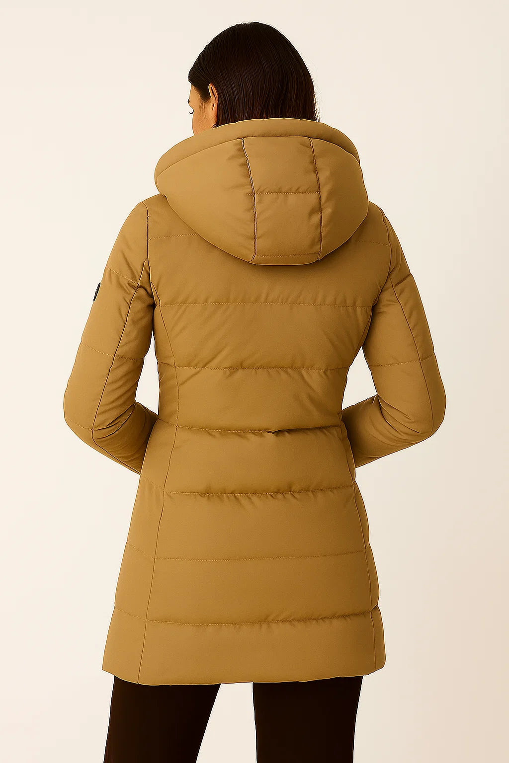 Pufferjas Dames – Zwarte Comfortabele Winterjas met Isolatie