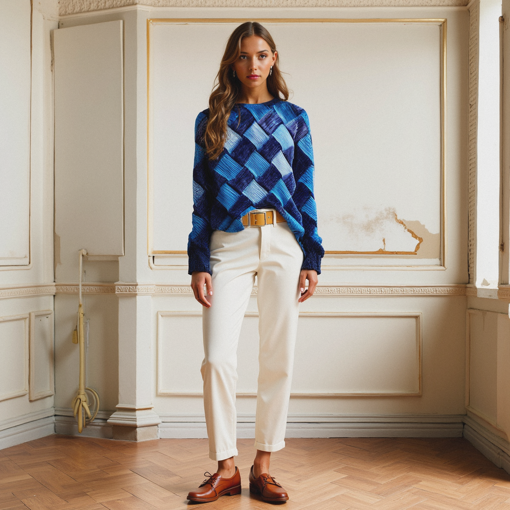 LIV Zomerse Damestrui – Kleurrijke & Trendy Trui met Print