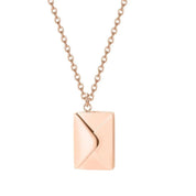 Love Chain ketting – personaliseerbare briefketting in zilver, goud & rosé